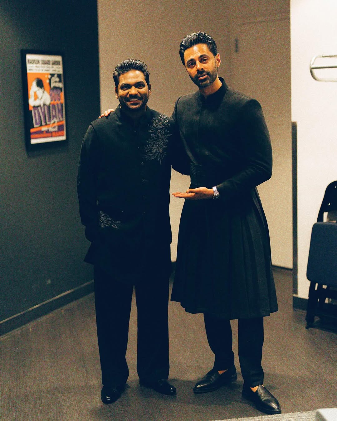 Zakir Khan and Hasan Minhaj